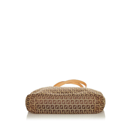 Fendi Zucchino Canvas Shoulder Bag (SHG-34062)