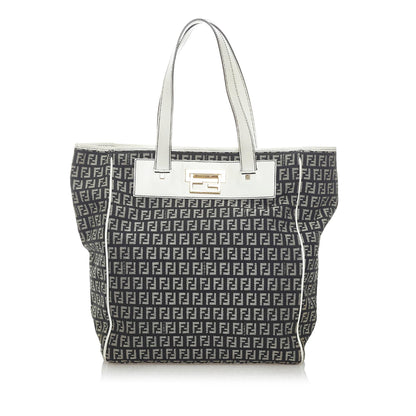 Fendi Zucchino Canvas Tote Bag (SHG-33487)