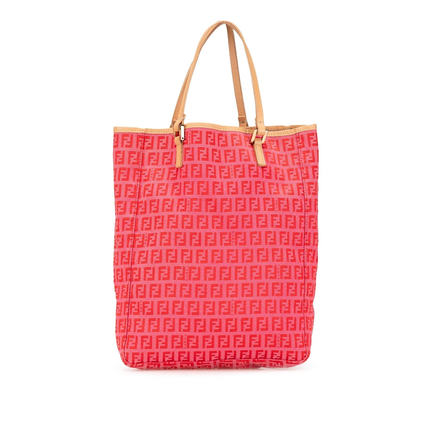 Fendi Tote Zucchino Red Tote Bag Style 4