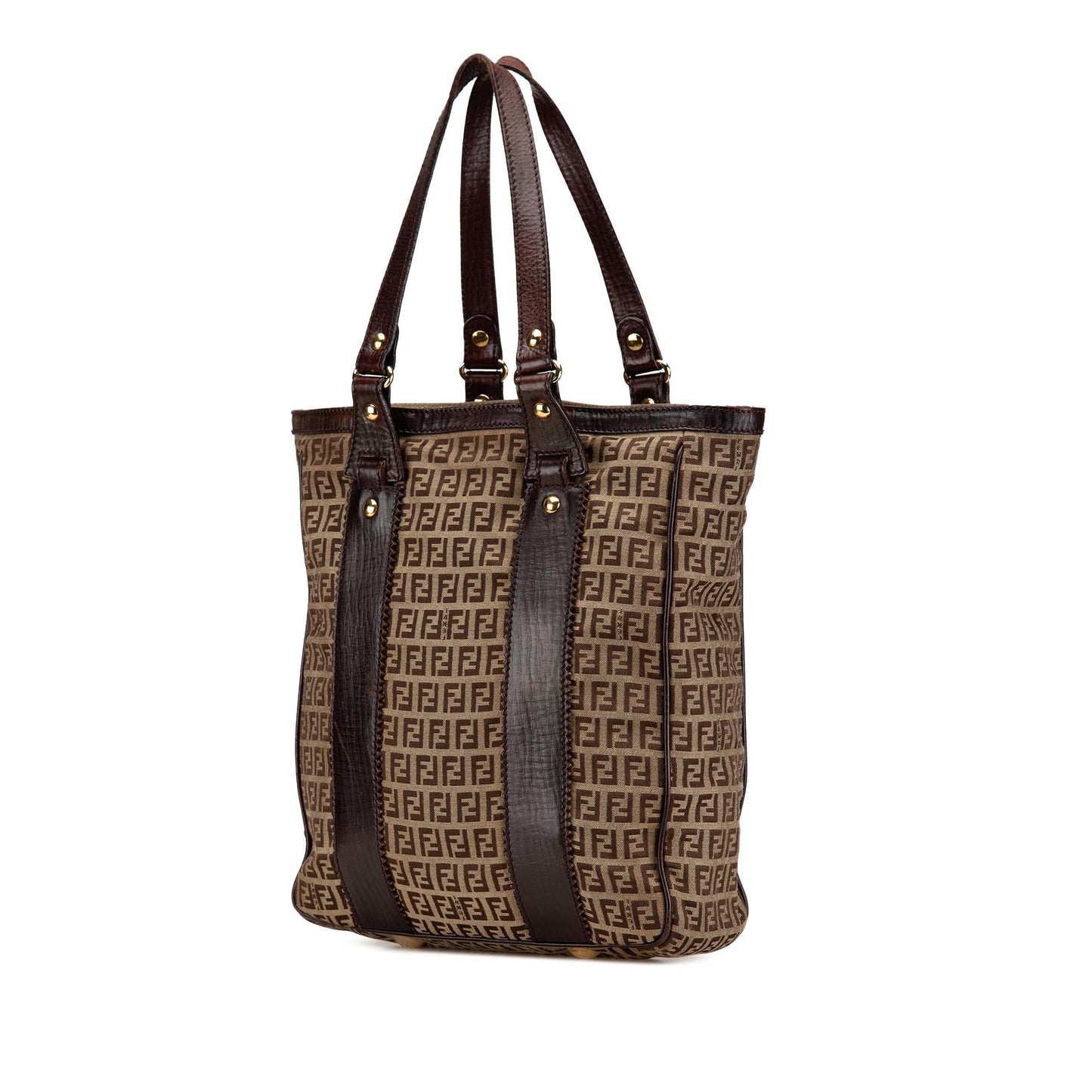 Fendi Tote Zucchino Red Tote Bag Style 8