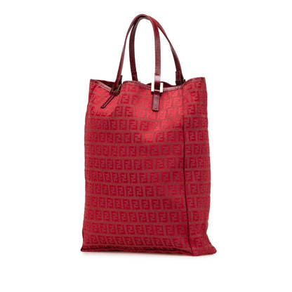 Fendi Tote Zucchino Red Tote Bag Style 18
