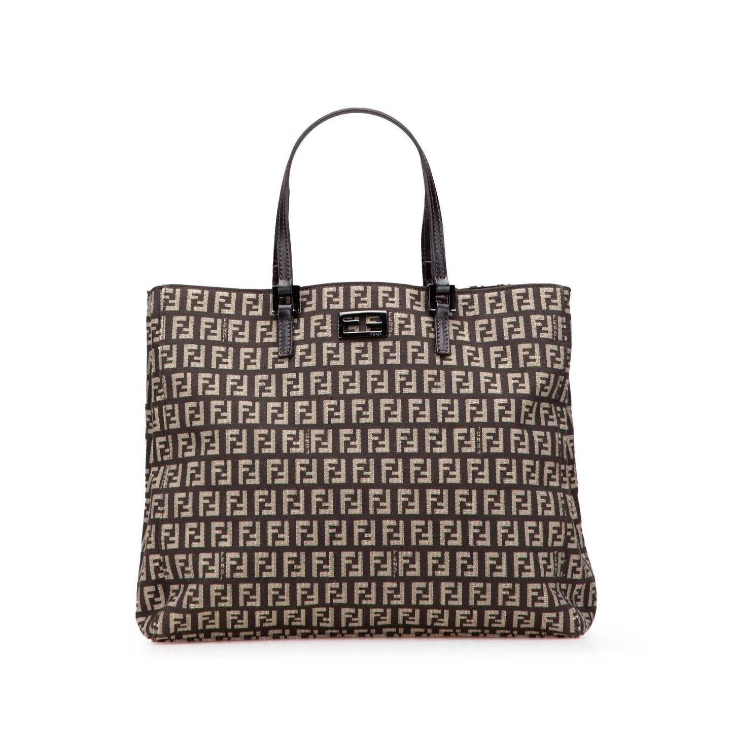 Fendi Tote Zucchino Red Tote Bag Style 48
