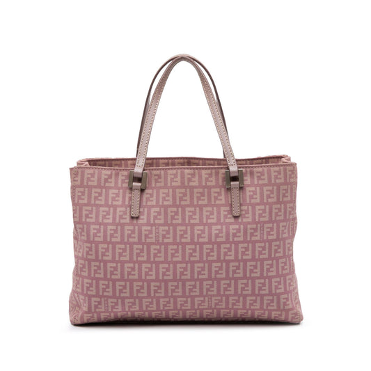 Fendi Tote Zucchino Red Tote Bag Style 50