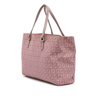 Fendi Tote Zucchino Red Tote Bag Style 49