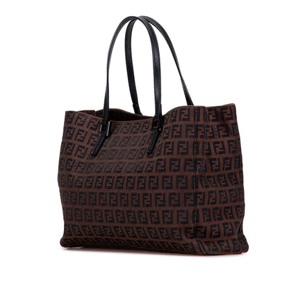 Fendi Tote Zucchino Red Tote Bag Style 52