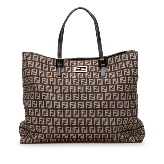 Fendi Tote Zucchino Red Tote Bag Style 55