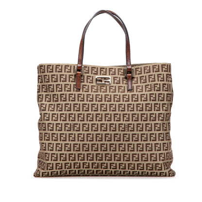 Fendi Tote Zucchino Red Tote Bag Style 57