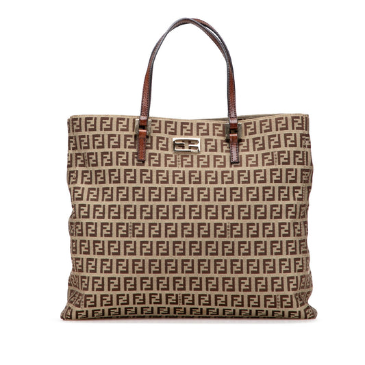 Fendi Tote Zucchino Red Tote Bag Style 57