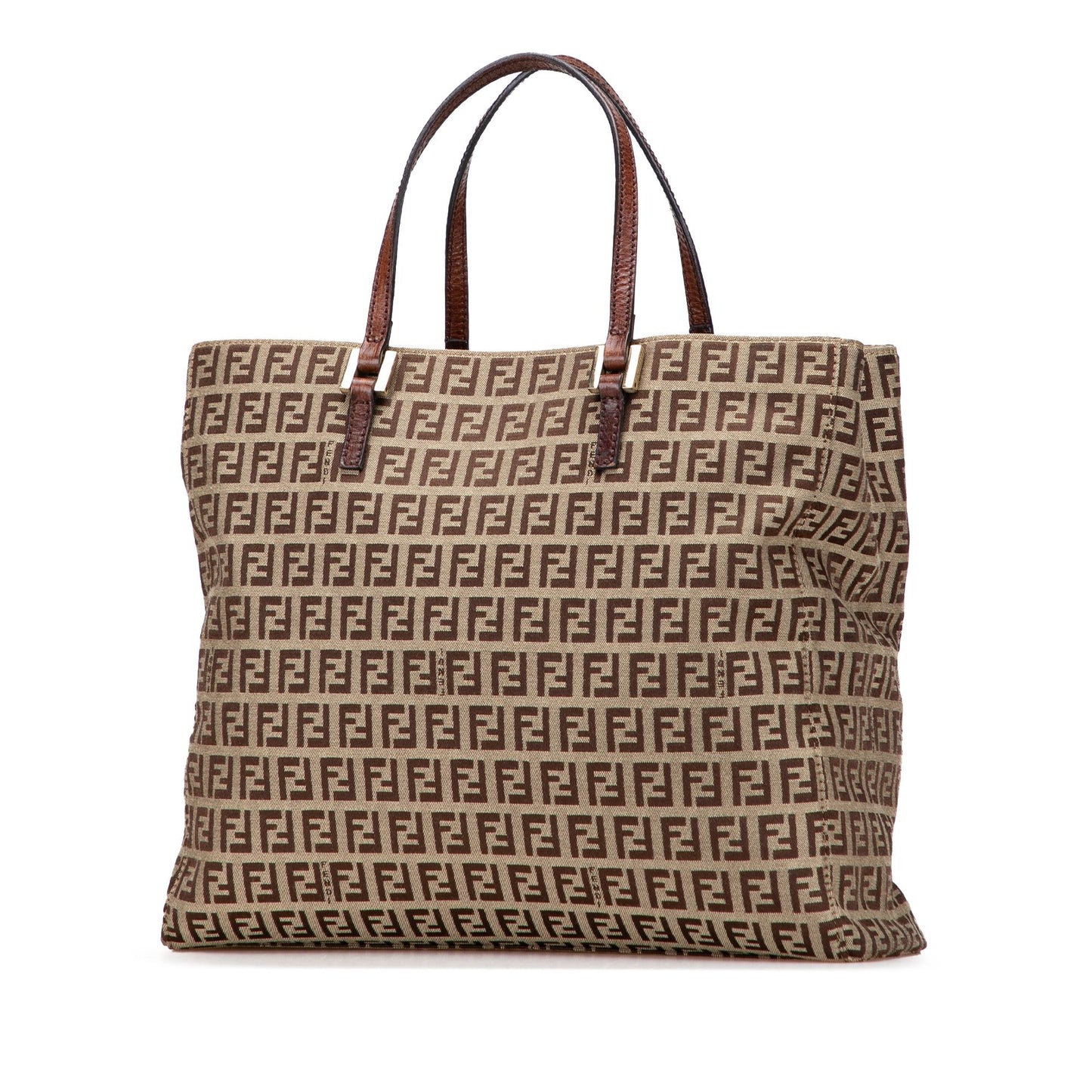 Fendi Tote Zucchino Red Tote Bag Style 57