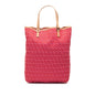 Fendi Tote Zucchino Red Tote Bag Style 68