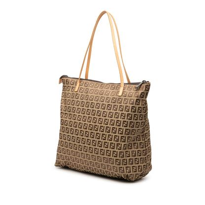 Fendi Tote Zucchino Red Tote Bag Style 72