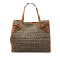 Fendi Tote Zucchino Red Tote Bag Style 76