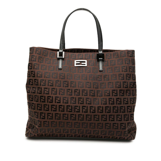 Fendi Tote Zucchino Red Tote Bag Style 78
