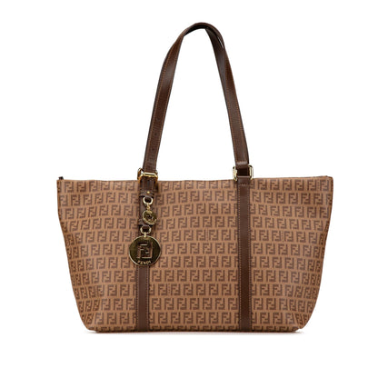 Fendi Zucchino Coated Canvas Superstar Tote