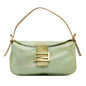Fendi Zucchino Crystal Double Flap Shoulder Bag (SHG-OsinNf)