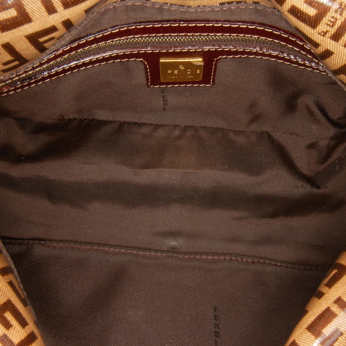 Fendi Tote Zucchino Red Tote Bag Style 65