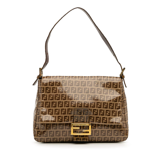 Fendi Zucchino Red Shoulder Bag Style 42