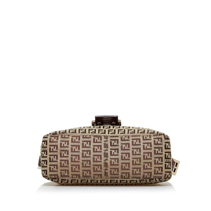 Fendi Zucchino Double Flap Baguette (SHG-940lup)