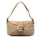 Fendi Zucchino Double Flap Baguette (SHG-v7ZGVv)