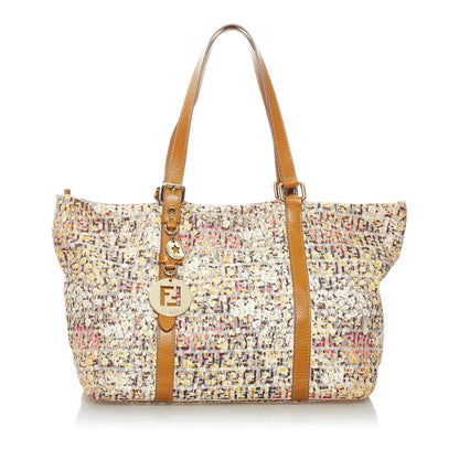 Fendi Zucchino Floral Tote Bag (SHG-30147)