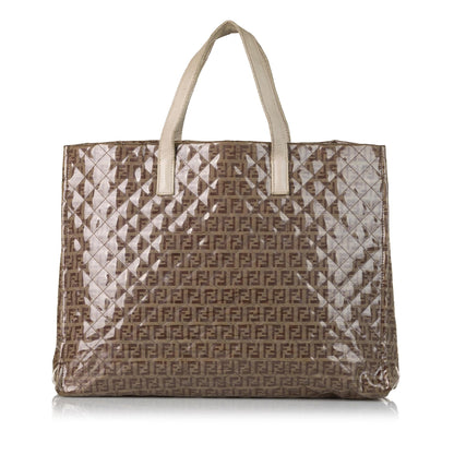 Fendi Tote Zucchino Red Tote Bag