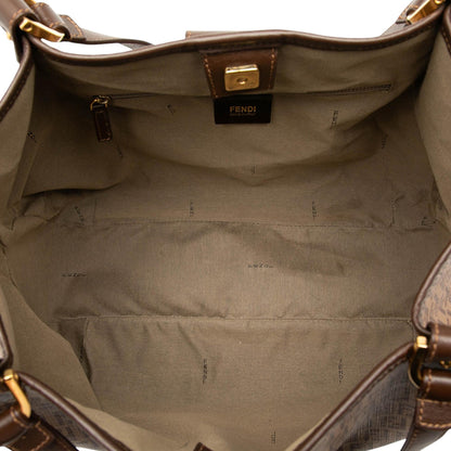 Fendi Luxury Canvas Red Shoulder Bag Style 35