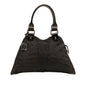 Fendi Zucchino Zebra Print Canvas Diavolo Trapezio Handbag