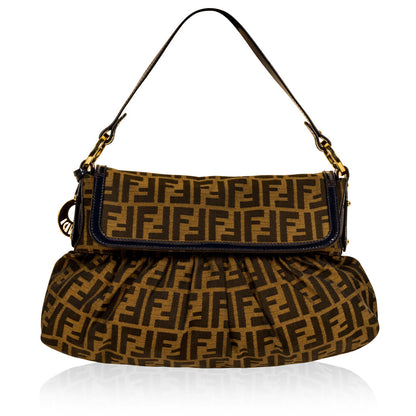 Fendi Luxury Canvas Red Shoulder Bag Style 59