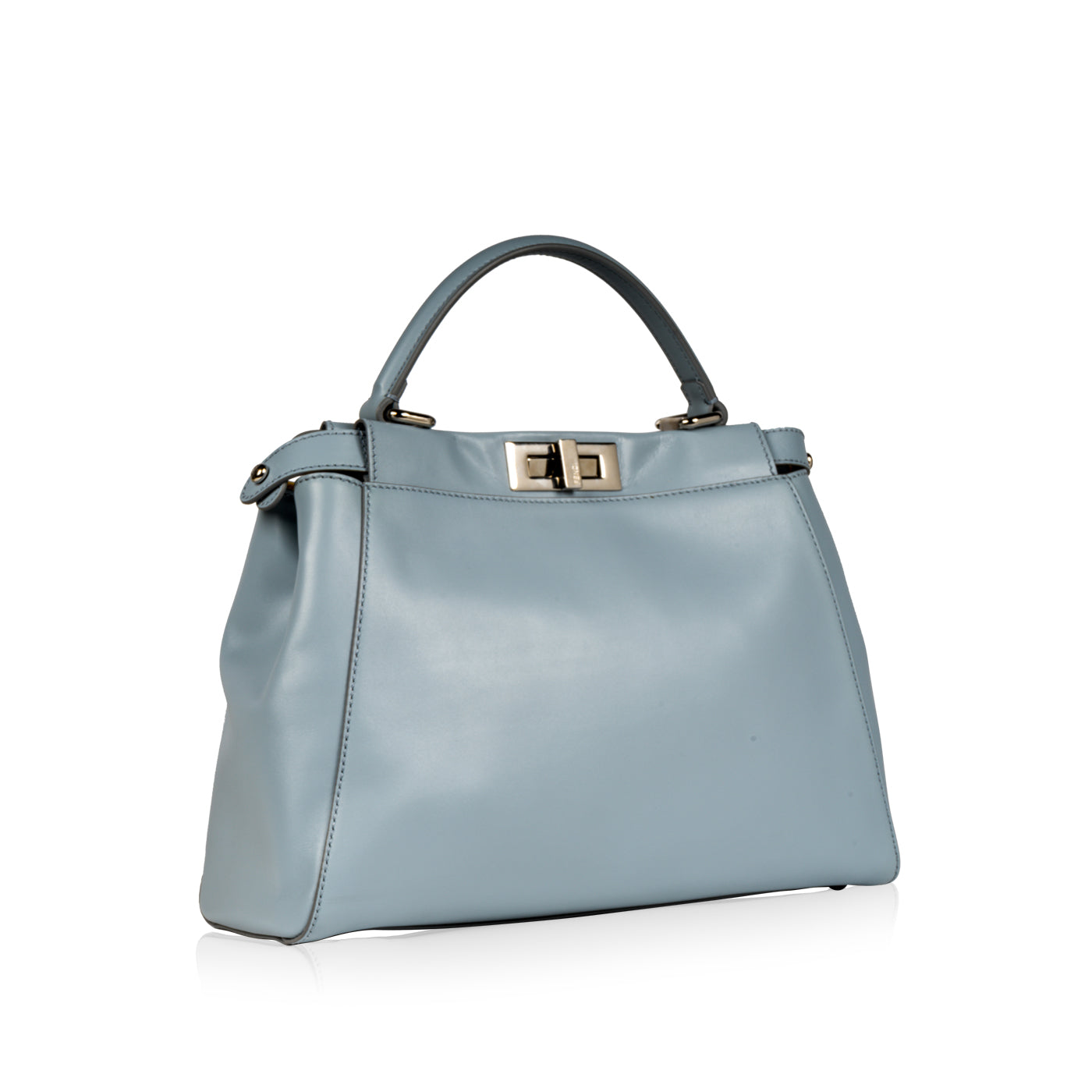 Fendi Peekaboo Leather Red Handbag Style 50