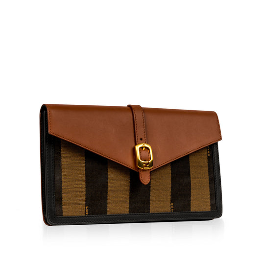 Fendi Luxury Leather Red Clutch Style 4