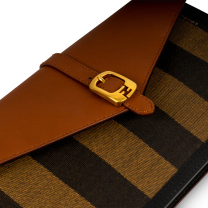 Fendi Luxury Leather Red Clutch Style 4