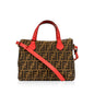 Fendi Luxury Zucca Red Handbag Style 8