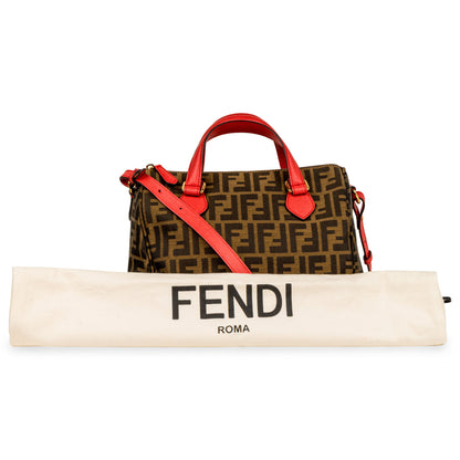 Fendi Luxury Zucca Red Handbag Style 8