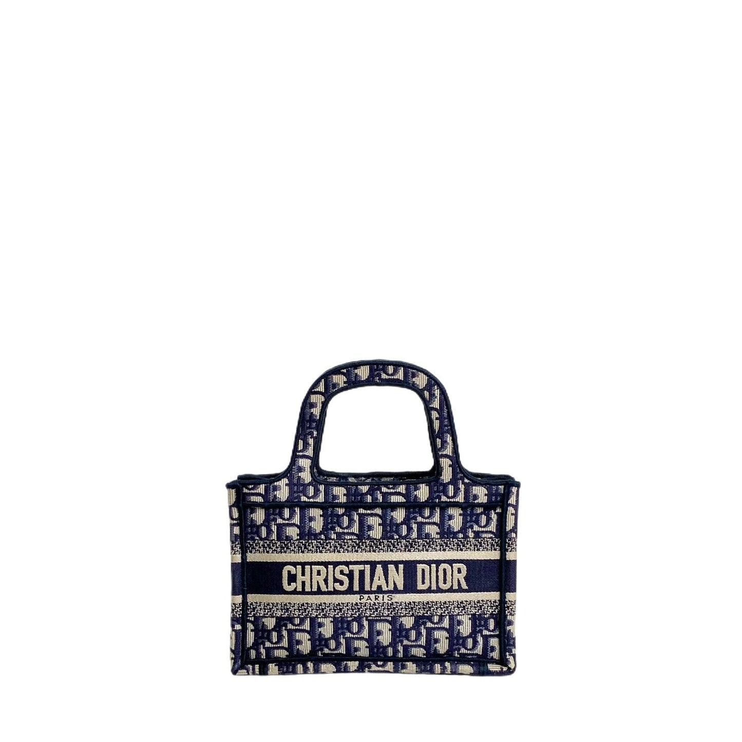 Dior Book Tote Lou Mini Canvas Tote Bag