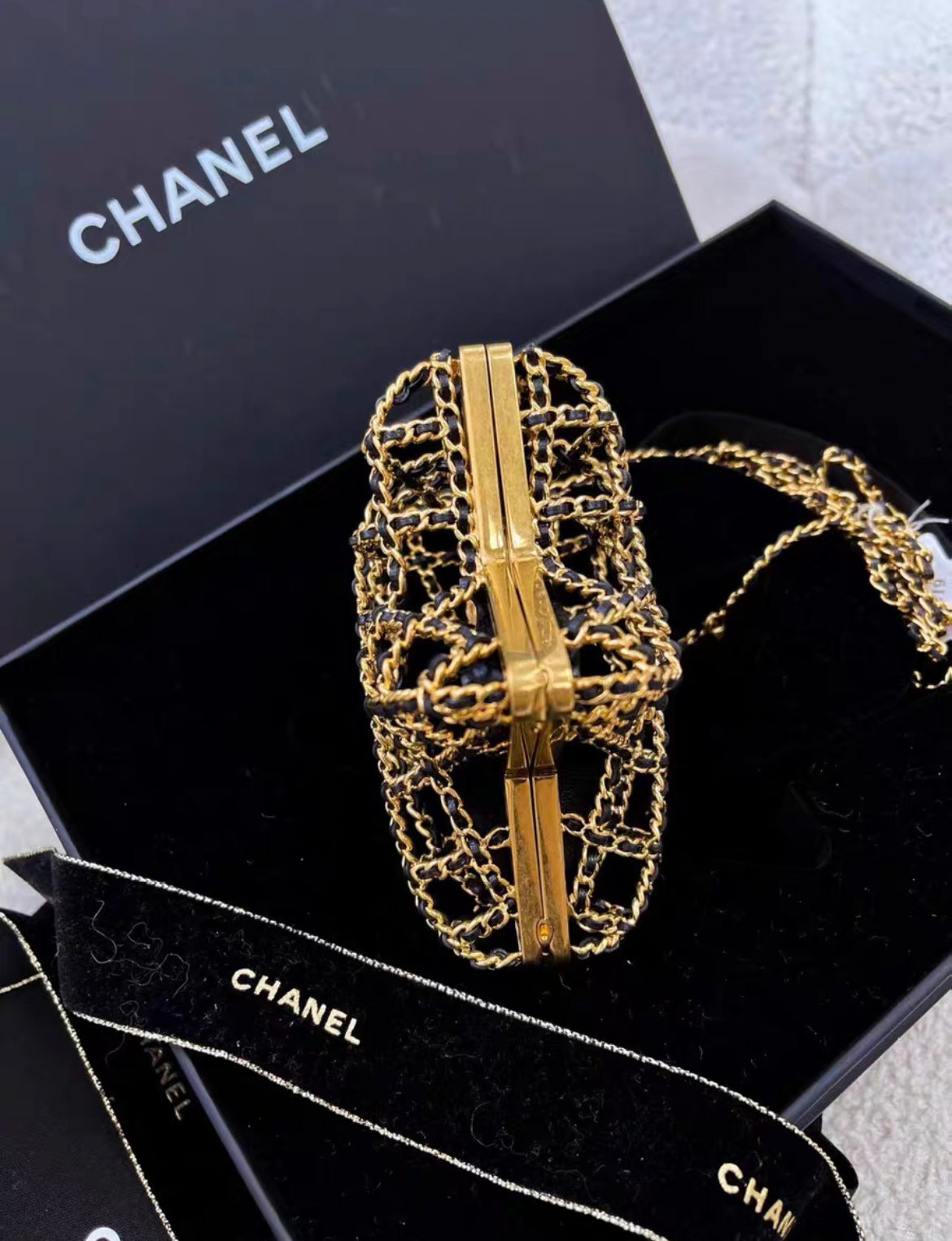 Chanel 2021-2023 Cc Star Minaudiere Crossbody Bag