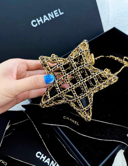 Chanel 2021-2023 Cc Star Minaudiere Crossbody Bag