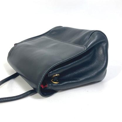 Dior Shoulder Bag leather black pochette bag purse Women