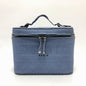 Dior Vanity bag canvas blue Canage Women