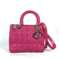 Dior Handbag lambskin pink Crossbody Lady Dior Women