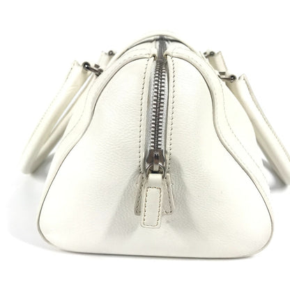 Dior Handbag leather white D logo Women