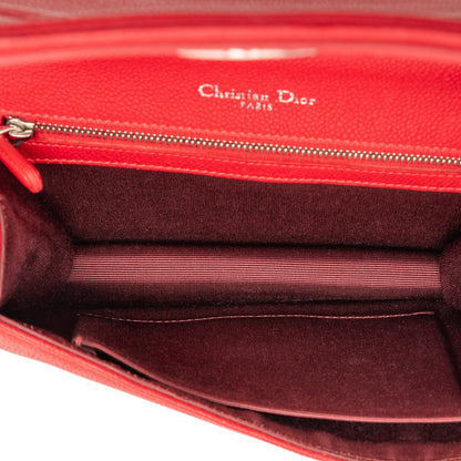 Dior Diorama Calfskin Red Crossbody Calfskin