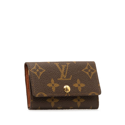 Brown Louis Vuitton Monogram 6 Key Holder
