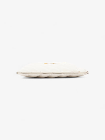 Saint Laurent Cassandra Pouch Cream Matelasse Leather Small