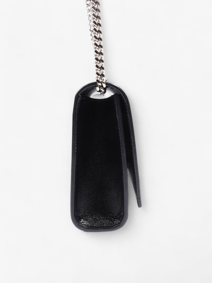 Saint Laurent Kate Leather Black Shoulder Bag Style 22