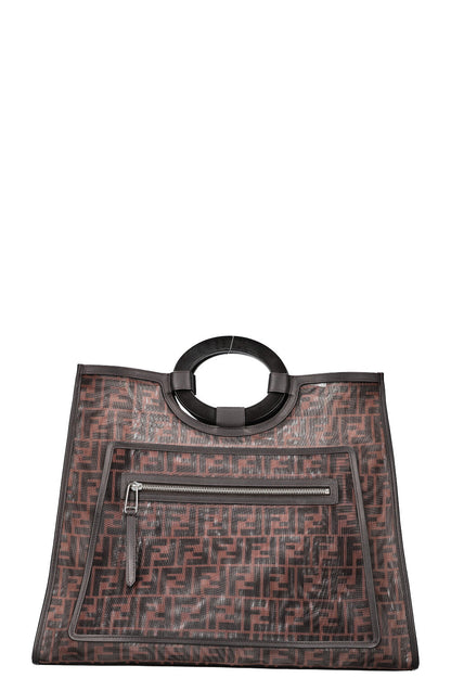 FENDI Runaway Shopping Tote Bag Mesh