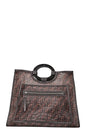 FENDI Runaway Shopping Tote Bag Mesh