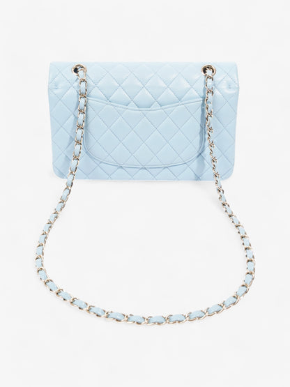 Chanel Classic Double Flap Light Blue Caviar Leather Medium
