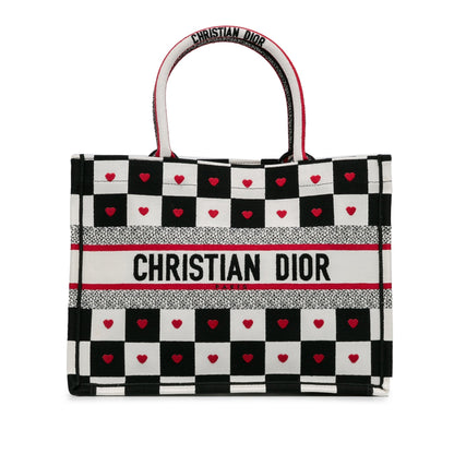 Dior Book Tote Canvas White Tote Bag
