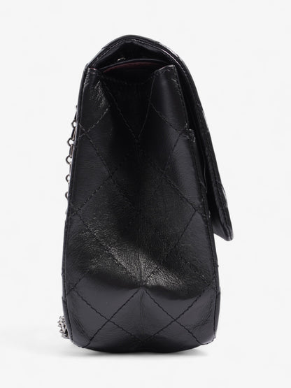 Chanel 2 55 Reissue Black Aged Calfskin Leather Maxi
