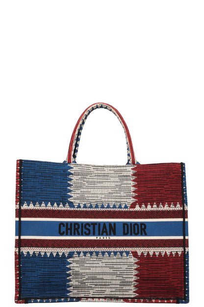 Christian Dior Book Tote Medium Tricolor